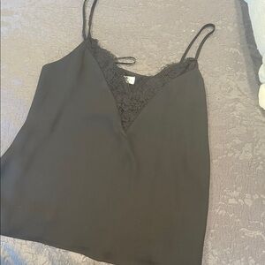 Socialite Black Lace V-Neck Cami